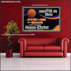faire les oeuvres de Dieu Pouvoir ultime Poster (GWFREPEACE12786) 