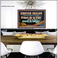 JEHOVAH SHALOM Prince de la Paix Image biblique unique (GWFREPEACE12642) 