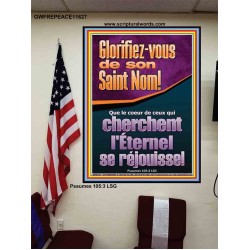 Glorifiez-vous de son Saint Nom! Pouvoir éternel Poster (GWFREPEACE11627) 