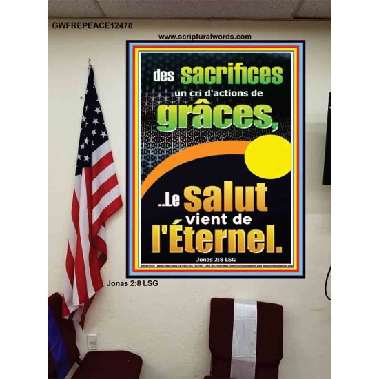 des sacrifices un cri d'actions de grâces, Peintures bibliques (GWFREPEACE12478) 