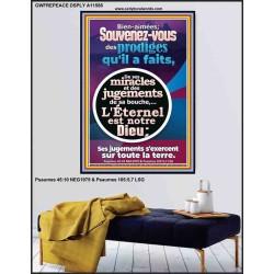 Souvenez-vous des prodiges qu'il a faits, De ses miracles et des jugements de sa bouche, Art chrétien contemporain Poster (GWFREPEACE11586) "12X14"