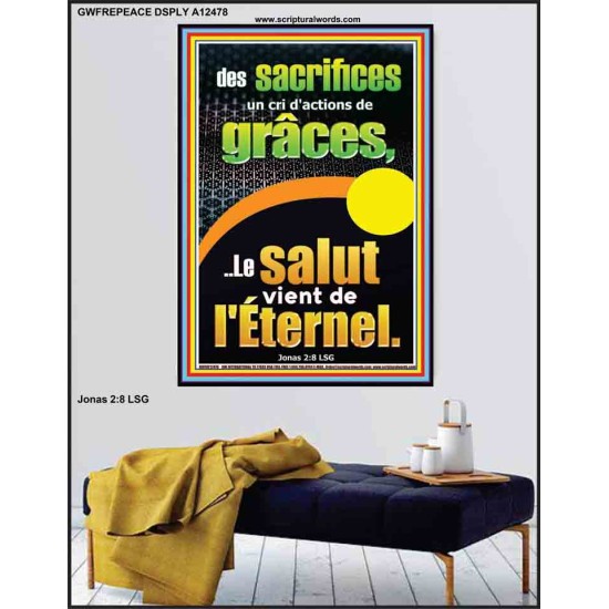 des sacrifices un cri d'actions de grâces, Peintures bibliques (GWFREPEACE12478) 