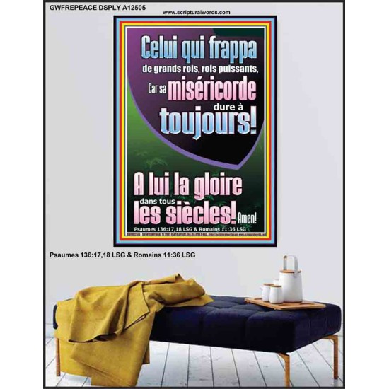 Celui qui frappa de grands rois, rois puissants, Peintures chrétiennes Poster (GWFREPEACE12505) 