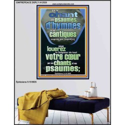 par le chant de psaumes, d'hymnes et de cantiques inspirés par l'Esprit[a],  Pouvoir ultime Poster (GWFREPEACE12520) 