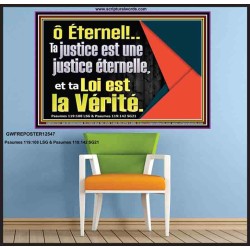 sur ô Éternel, ta Loi est la Vérité. Art mural des Écritures (GWFREPOSTER12547) 