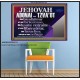 JEHOVAH ADONAI  TZVA'OT....Mon bienfaiteur et mon libérateur. Affiche d'art mural inspirant ultime (GWFREPOSTER12774) 