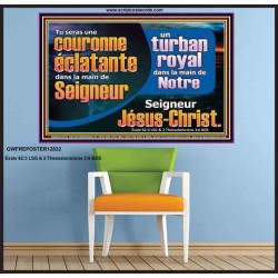 Tu seras une couronne éclatante dans la main de Dieu Peintures chrétiennes contemporaines Poster (GWFREPOSTER12832) 
