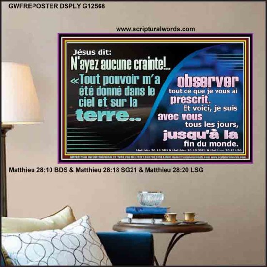 ...observe everything I have commanded you. œuvres d'art de décoration (GWFREPOSTER12568) 