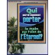 Qui pourrait impunément porter la main sur l'oint de l'Éternel. Verset biblique d'inspiration d'affiche personnalisée (GWFREPOSTER11555) 