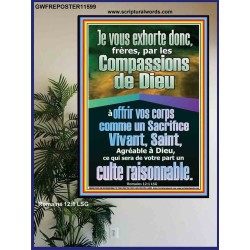 offrir vos corps comme un Sacrifice Vivant, Affiche d'art religieux (GWFREPOSTER11599) 