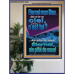 Qui ai-je au ciel, si ce n'est toi?? Mon Dieu. Décoration de chambre d'enfant (GWFREPOSTER11620) "24X36"