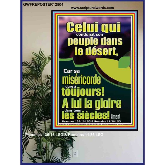 Celui qui conduisit son peuple dans le désert, Peintures bibliques Poster (GWFREPOSTER12504) 