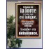 Il donne de la force à celui qui est fatigué, Affiche biblique unique (GWFREPOSTER9621) "24X36"