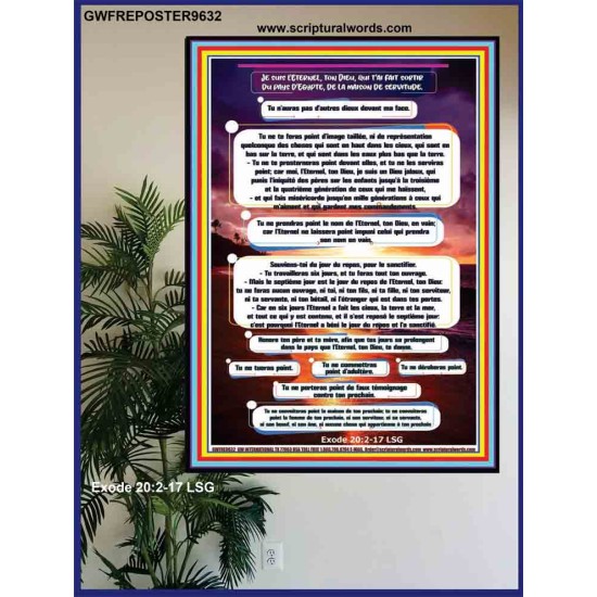 Dix Commandements Image de puissance ultime (GWFREPOSTER9632) 