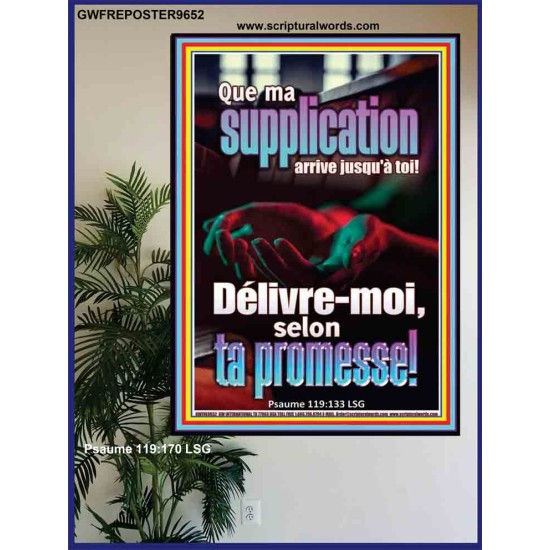 Délivre-moi, selon ta promesse! Ô mon Seigneur Pouvoir ultime Poster (GWFREPOSTER9652) 