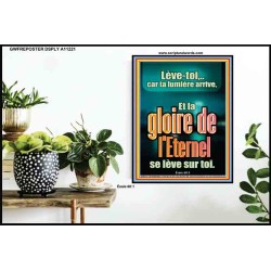 Et la gloire de l'Eternel se lève sur toi. Impressions bibliques (GWFREPOSTER11221) "24X36"