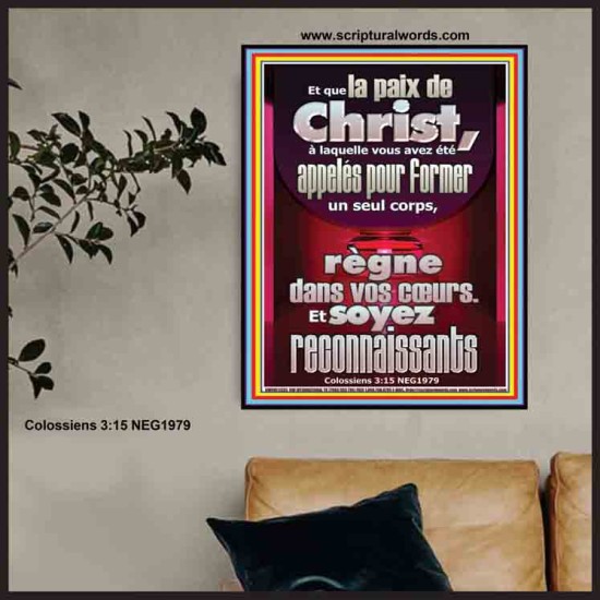 soyez reconnaissants Bible de puissance unique Poster (GWFREPOSTER11355) 