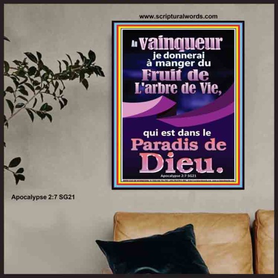 Fruit de L'arbre de Vie, qui est dans Affiche; Affiche d'art mural chrétien contemporain (GWFREPOSTER11589) 