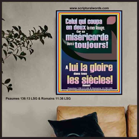 Celui qui coupa en deux la mer Rouge, Affiche d'art et de décoration murale (GWFREPOSTER12503) 