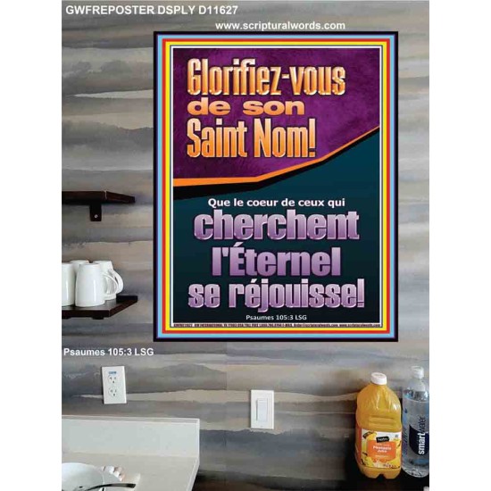 Glorifiez-vous de son Saint Nom! Pouvoir éternel Poster (GWFREPOSTER11627) 