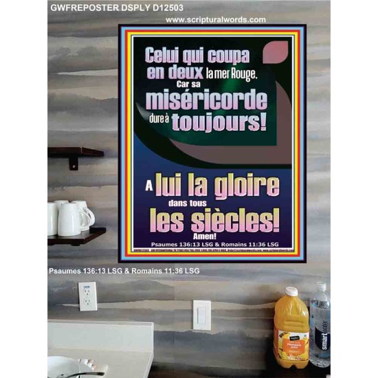 Celui qui coupa en deux la mer Rouge, Affiche d'art et de décoration murale (GWFREPOSTER12503) 