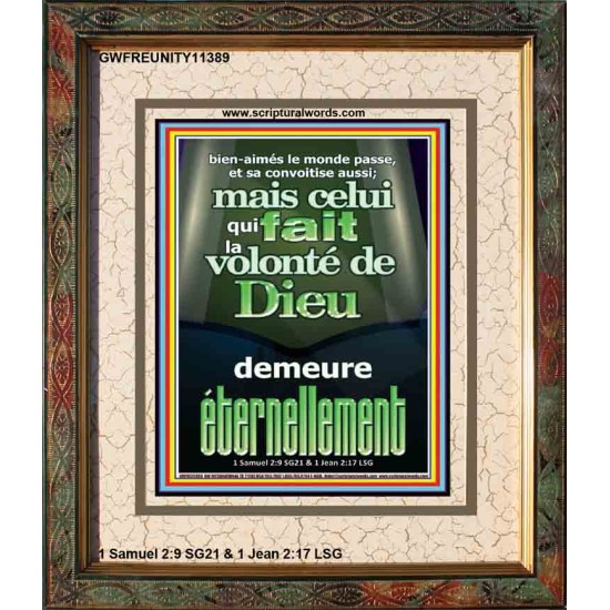 celui qui fait la volonté de Dieu demeure éternellement Portrait biblique unique (GWFREUNITY11389) 