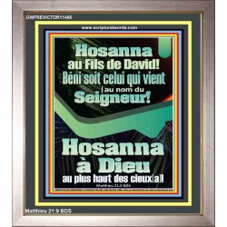 Hosanna à Dieu au plus haut des cieux[a]!  Art mural moderne (GWFREVICTOR11486) 