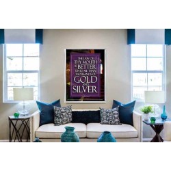 THE LAW OF THY MOUTH   Biblical Paintings Acrylic Glass Frame   (GWABIDE 1207)   