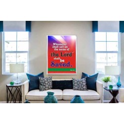 WHOSOEVER SHALL CALL   Inspiration Wall Art Frame   (GWABIDE 1632)   "16X24"