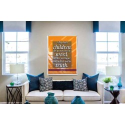 TRUE LOVE   Contemporary Christian Wall Art Acrylic Glass frame   (GWABIDE 232)   "16X24"