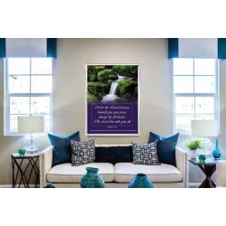 THE LORD BE WITH YOU   Inspirational Wall Art Frame   (GWABIDE 250)   