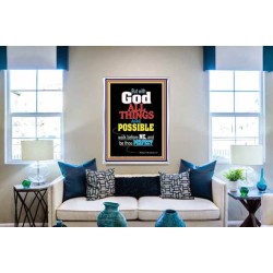 WALK BEFORE ME   Bible Verses Framed Art Prints   (GWABIDE 3206B)   "16X24"