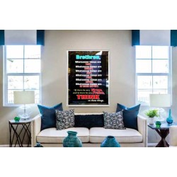 WHATSOEVER THINGS ARE TRUE   Scripture Wood Framed Signs   (GWABIDE 3878)   "16X24"