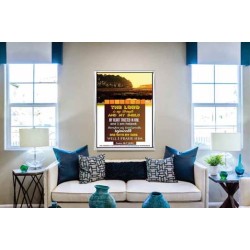 THE LORD IS MY STRENGTH AND MY SHIELD   Scriptural Wall Art   (GWABIDE 5001)   