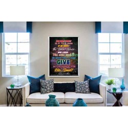 WHAT WILL A MAN GIVE IN EXCHANGE FOR HIS SOUL   Wall Art Poster   (GWABIDE 6365)   "16X24"