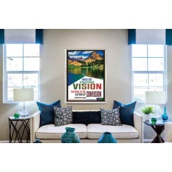 AUTHOR OF VISION   Bible Scriptures on Love Acrylic Glass Frame   (GWABIDE 6390)   