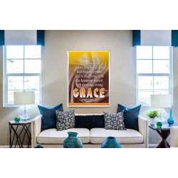 WHO ART THOU O GREAT MOUNTAIN   Bible Verse Frame Online   (GWABIDE 716)   "16X24"