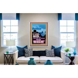 UNLESS YOU BLESS ME   Bible Verses Wall Art   (GWABIDE 7312)   "16X24"