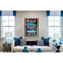 WORD OF THE LORD   Contemporary Christian poster   (GWABIDE 7370)   "16X24"