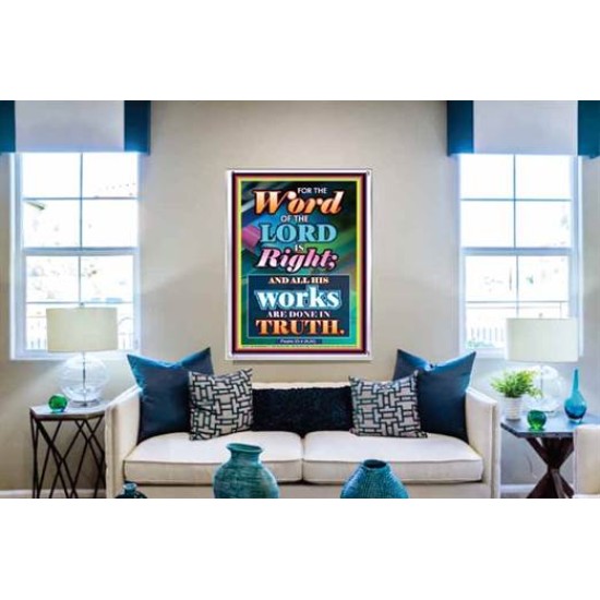 WORD OF THE LORD   Contemporary Christian poster   (GWABIDE 7370)   