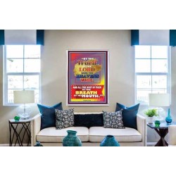 WORD OF THE LORD   Framed Hallway Wall Decoration   (GWABIDE 7384)   "16X24"