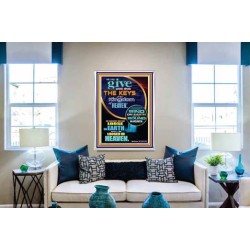 THE KEYS OF THE KINGDOM   Bible Verse Framed for Home Online   (GWABIDE 8058)   