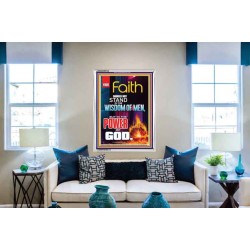 YOUR FAITH   Frame Bible Verse Online   (GWABIDE 9126)   