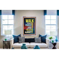 WALK BEFORE ME   Bible Verse Frames online   (GWABIDE 9129)   "16X24"