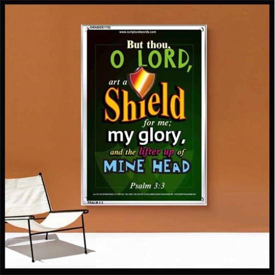 A SHIELD FOR ME   Bible Verses For the Kids Frame    (GWABIDE 1752)   