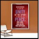 UNITY OF THE SPIRIT   Acrylic Glass Frame Scripture Art   (GWABIDE 3995)   