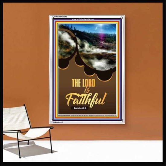 THE LORD IS FAITHFUL   Picture Frame   (GWABIDE 5296)   