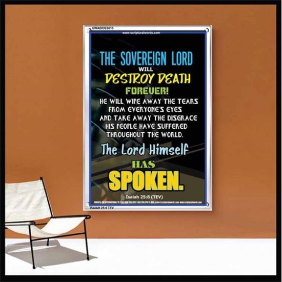 THE SOVEREIGN LORD   Framed Office Wall Decoration   (GWABIDE 6615)   