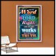 WORD OF THE LORD   Contemporary Christian poster   (GWABIDE 7370)   