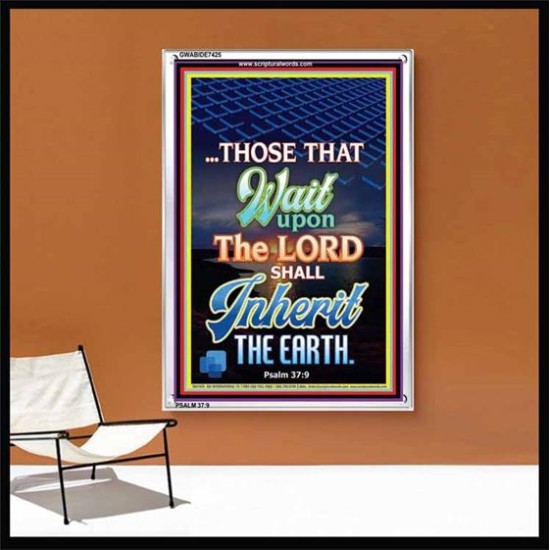 WAIT UPON THE LORD   Bible Verses Frame for Home   (GWABIDE 7425)   